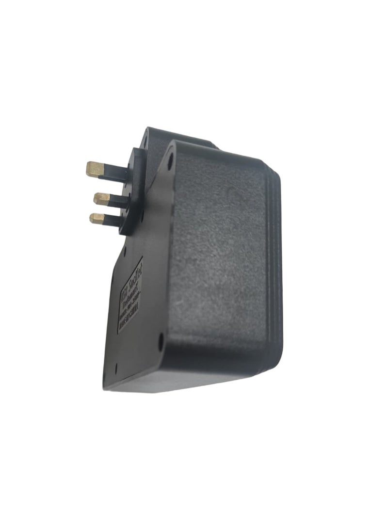 Lucky Hawk محول حائط مع 3 مقابس عالمية، 2 منفذ USB و 1 منفذ Type-C، تمديد متعدد المقابس مع 3 مفاتيح فردية، مقبس طاقة ذكي 2000 واط، شحن سريع 2.1 أمبير للمنزل، المكتب والسفر باللون الأسود - Image 5